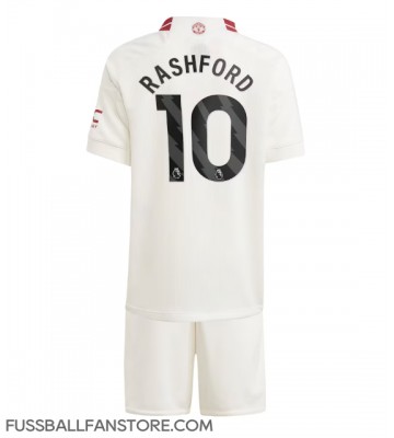 Manchester United Marcus Rashford #10 Replik 3rd trikot Kinder 2023-24 Kurzarm (+ Kurze Hosen)